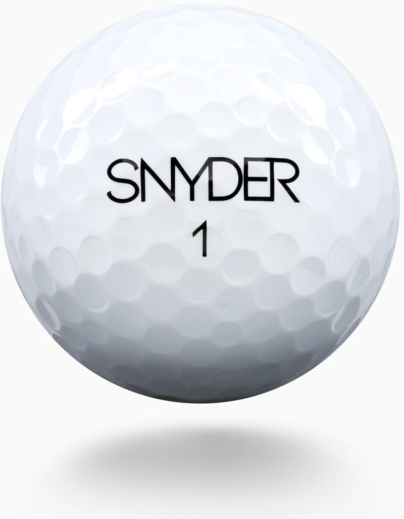 Snyder USA Speed Golf Balls - 3-Piece Construction Distance Golf Balls, 342 Dimples, 80 Compression, High Visibility Colored Golf Balls 12 Pack - Image 2